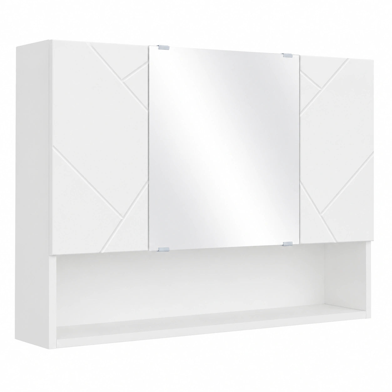Armoire, avec rangement, avec étagères, avec portes, coloris blanc, 80 x 17 x 55 cm, pour la chambre