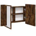 Armoire, en chêne, avec rangement, avec étagères, 80 x 12 x 45 cm, pour la chambre