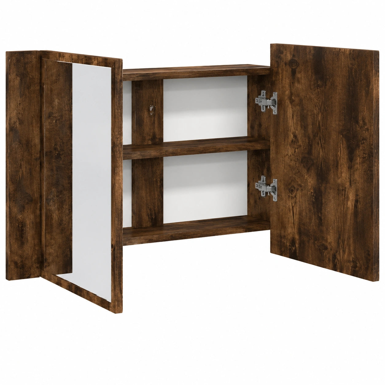 Armoire, en chêne, avec rangement, avec étagères, 80 x 12 x 45 cm, pour la chambre
