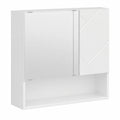 Armoire, avec rangement, coloris blanc, 59 x 17 x 55 cm, pour la chambre