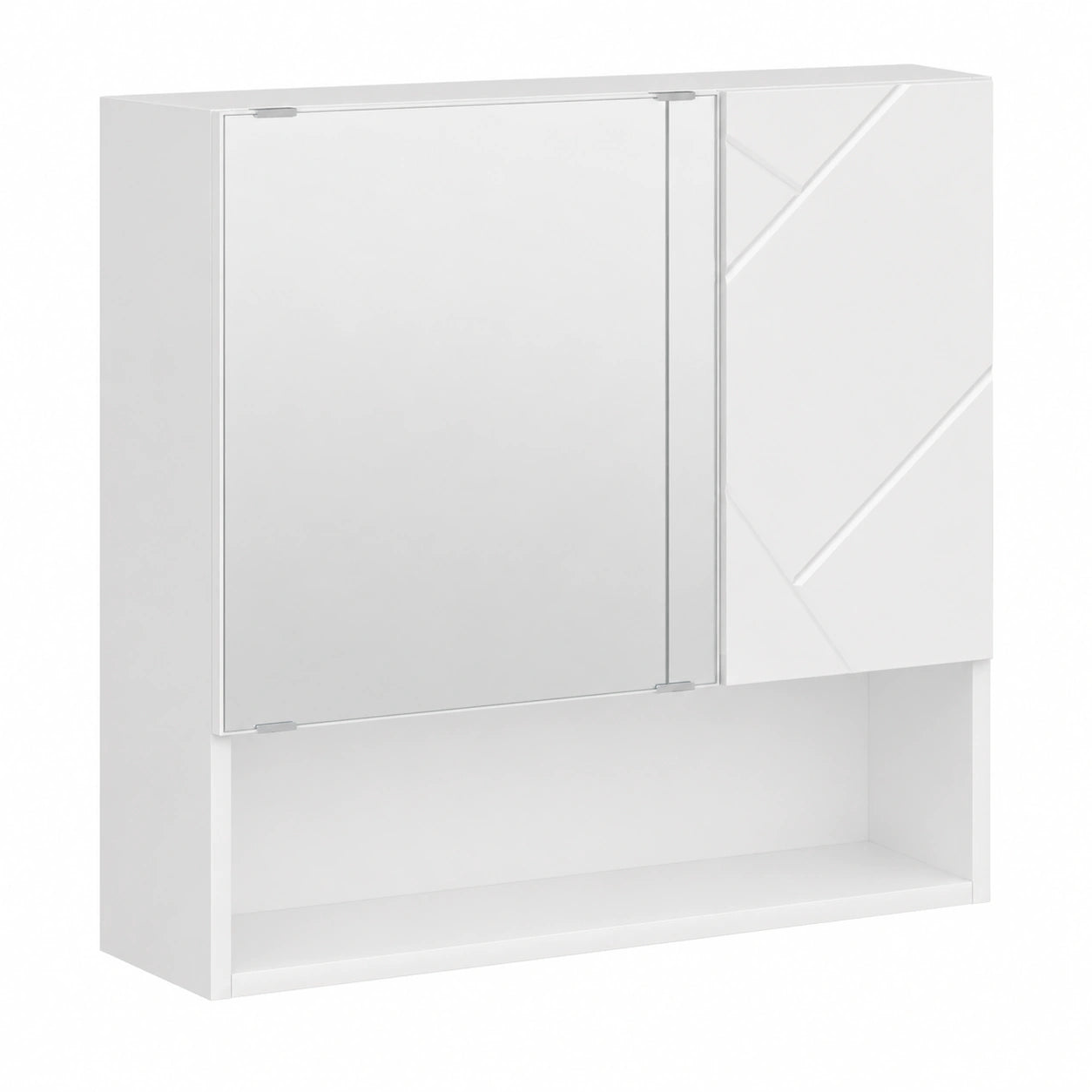 Armoire, avec rangement, coloris blanc, 59 x 17 x 55 cm, pour la chambre