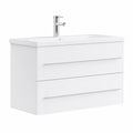 Armoire, avec rangement, avec tiroirs, coloris blanc, 80 x 38,5 x 48 cm, pour la chambre