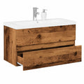 Ensemble de meubles de salle de bain, avec rangement, avec tiroirs, pour la salle de bain