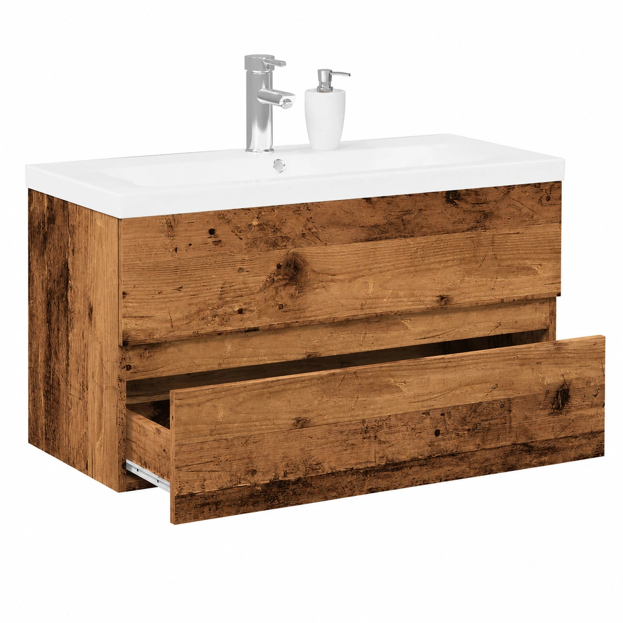 Ensemble de meubles de salle de bain, avec rangement, avec tiroirs, pour la salle de bain