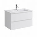 Ensemble de meubles de salle de bain, coloris blanc, pour la salle de bain