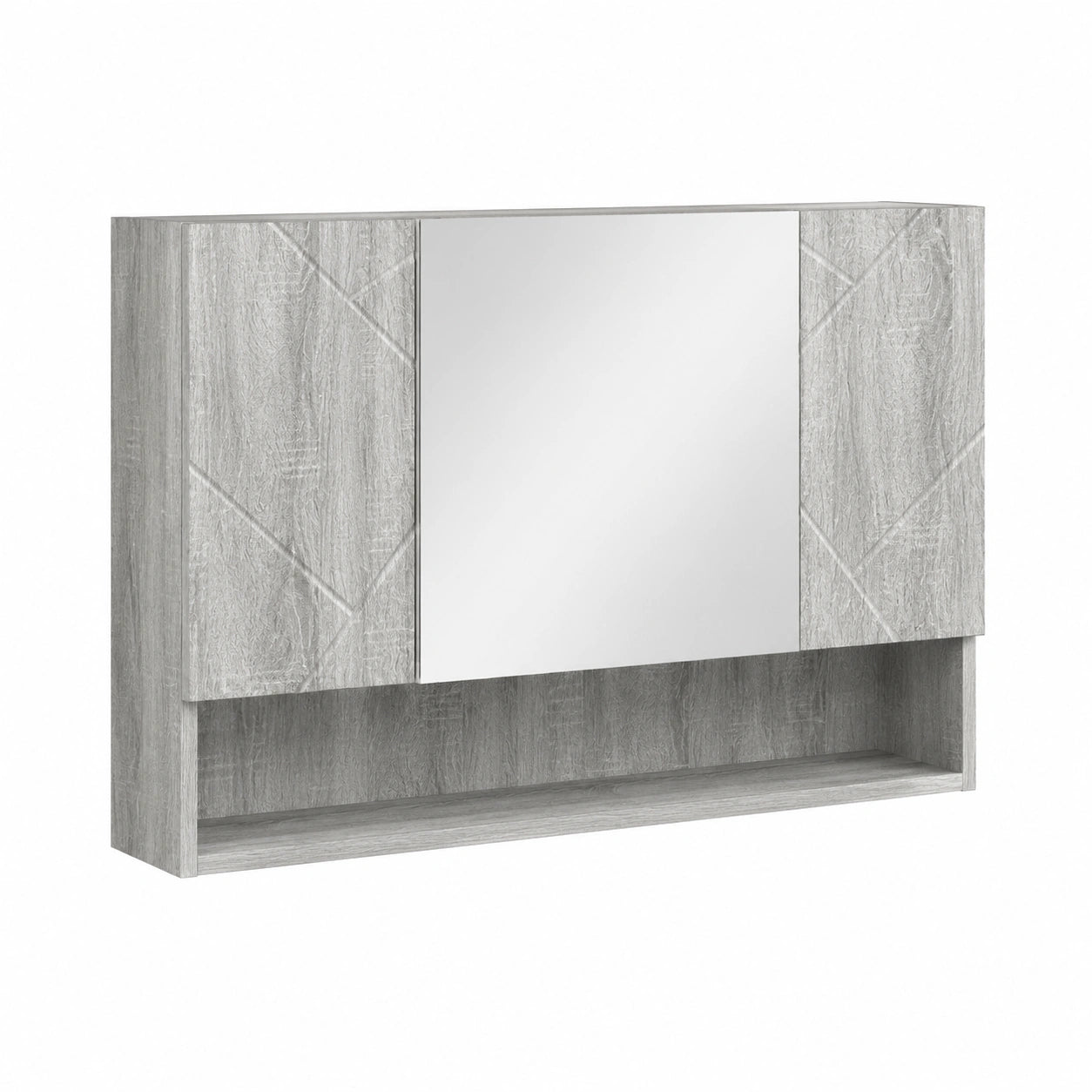 Armoire, avec rangement, avec tiroirs, avec étagères, coloris gris, 80 x 17 x 55 cm, pour la chambre