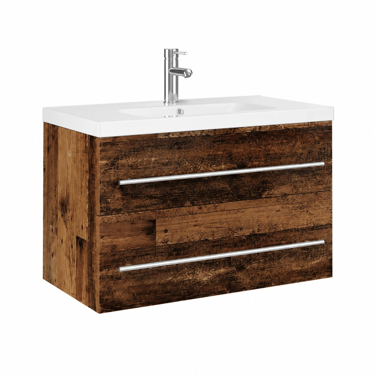 Ensemble de meubles de salle de bain, avec rangement, avec tiroirs, 80 x 38,5 x 48 cm, pour la salle de bain