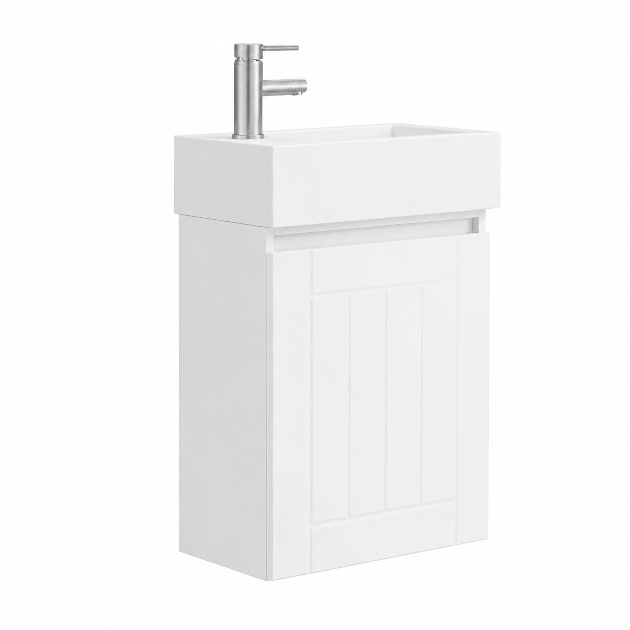 Armoire, avec rangement, avec portes, coloris blanc, 45,5 x 25,5 x 84 cm, pour la chambre