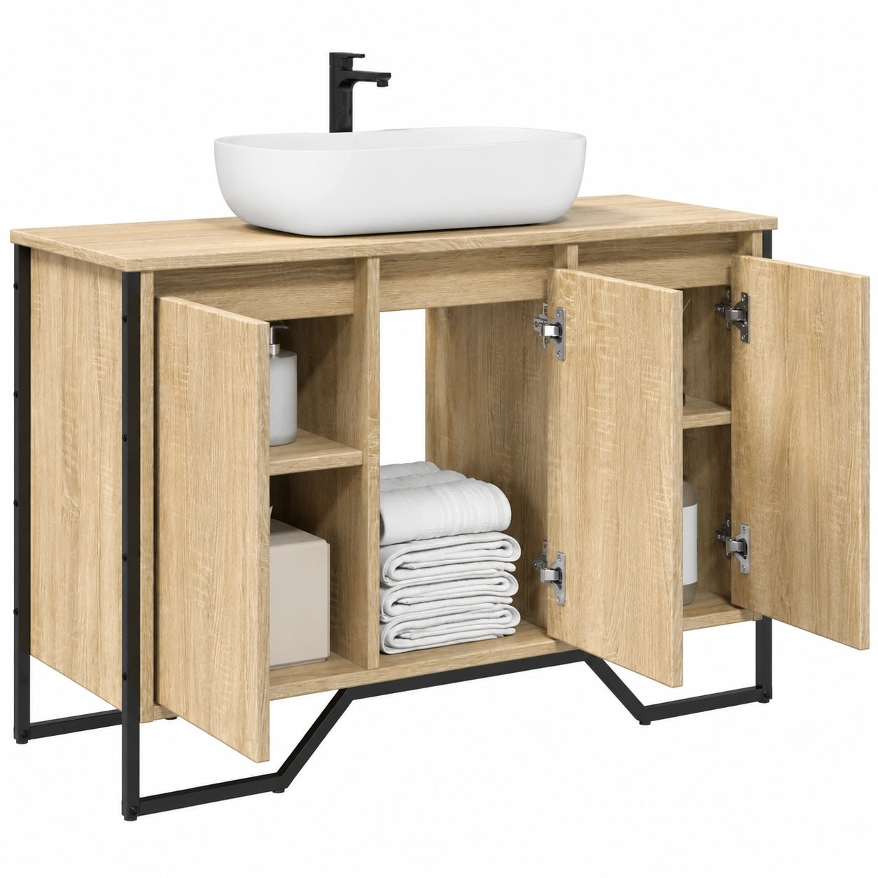 Armoire, avec rangement, avec tiroirs, avec portes, en chêne, 91 x 35 x 60 cm, pour la chambre