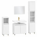 Armoire, 3 pièces, avec rangement, coloris blanc, pour la chambre