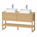 Ensemble de meubles de salle de bain, coloris blanc, pour la salle de bain