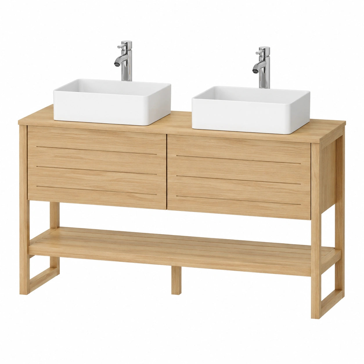 Ensemble de meubles de salle de bain, coloris blanc, pour la salle de bain